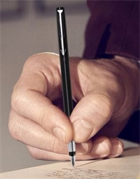 威雅黑色胶杆（威雅笔芯）宝珠笔