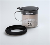 团圆耐热玻璃调味盒/黑色 TA110401016ZZ