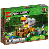 LEGO/乐高 玩具 我的世界 Minecraft 7岁-14岁 鸡舍 21140