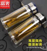 富光健牌尚刚商务玻璃杯300ml