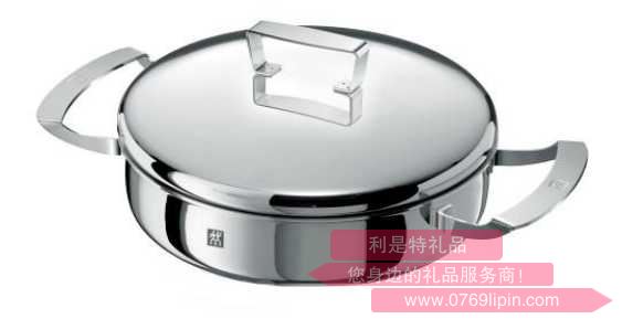 ZW-C118 Twin Gourmet Clad 24cm双耳煎炒锅（涂层）.jpg